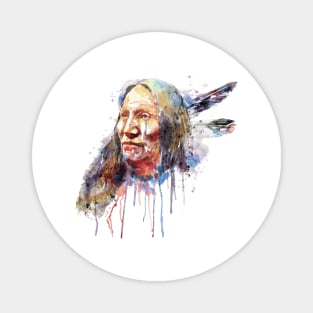 Native American Portrait Magnet